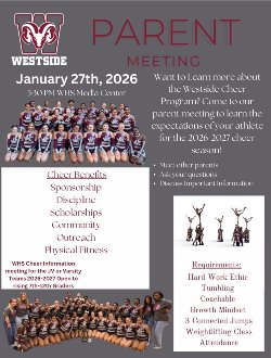 Cheer Interest Meeting Flyer